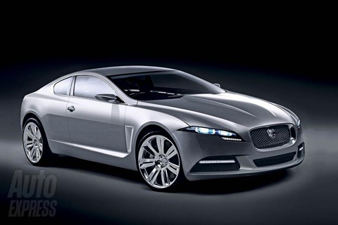 These are the first concept pictures of the 2010 Jaguar XF Coupe, 