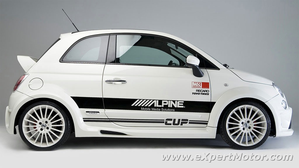 Fiat 500 The Alpine tuner has released a few pictures of their version of