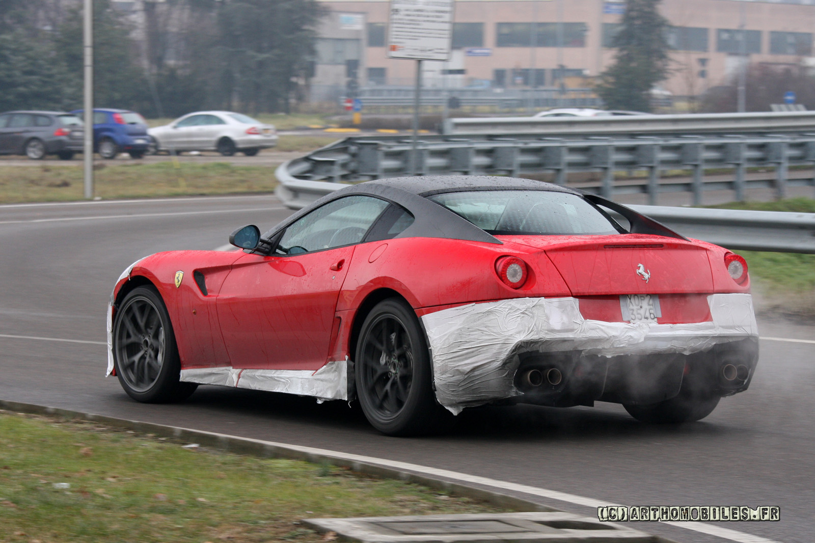 Spy shots with Ferrari 599 GTO