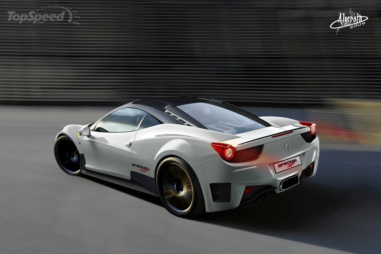 Ferrari Italy on Rendered Ferrari 458 Italia Widebody   Automotor Blog