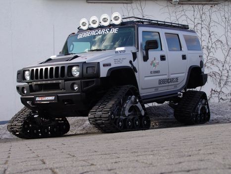  this Hummer H2 Bomber developed by the tuning house GeigerCars is the 