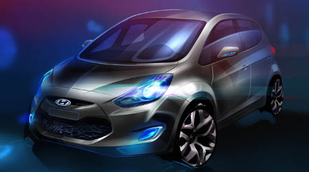 Hyundai ix20 sketch