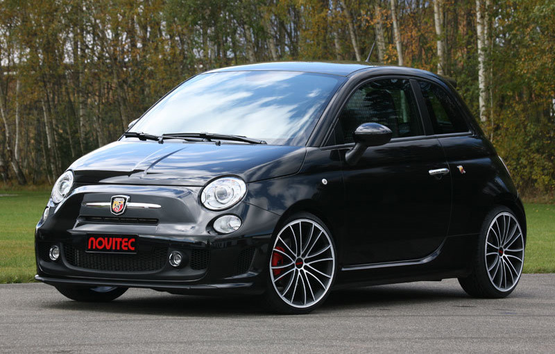 Novitec Fiat 500 Abarth The most powerful version of the tuning kit rises