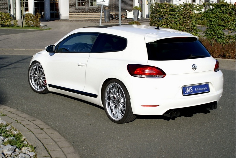 JMS Racelook VW Scirocco Under the bonnet there aren't any improvements but JMS Racelook VW Scirocco Under the bonnet there aren't any improvements but