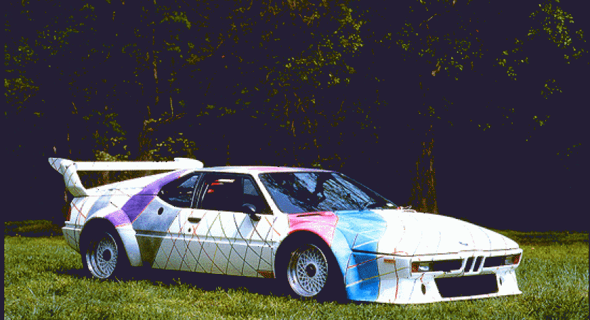 A very rare 1979 BMW M1 Art Car is going to be auctioned - Automotorblog A very rare 1979 BMW M1 Art Car is going to be auctioned - Automotorblog