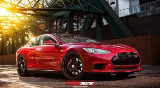 Two Door Coupe Tesla Model S Tweaked Automotorblog