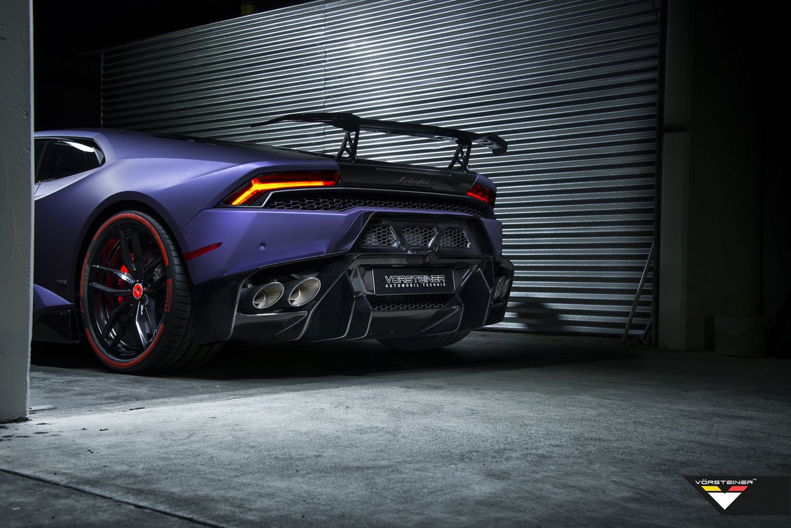 Purple Lamborghini Huracan by Vorsteiner - Automotorblog