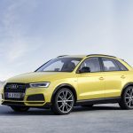 Audi Q3 2.0 TFSIStatic photo, Colour: Tukan Yellow