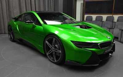 Lava Green BMW i8