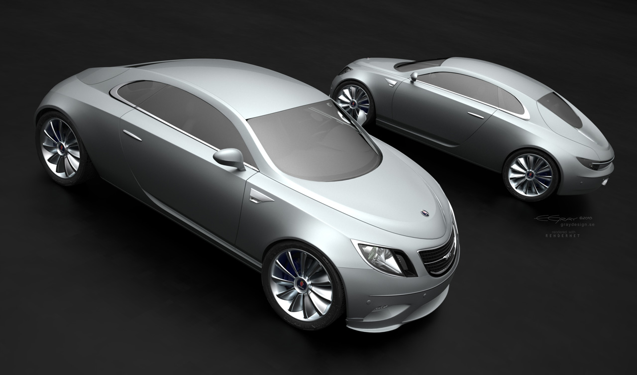 Eduard Gray's Saab 92010 Sixten concept