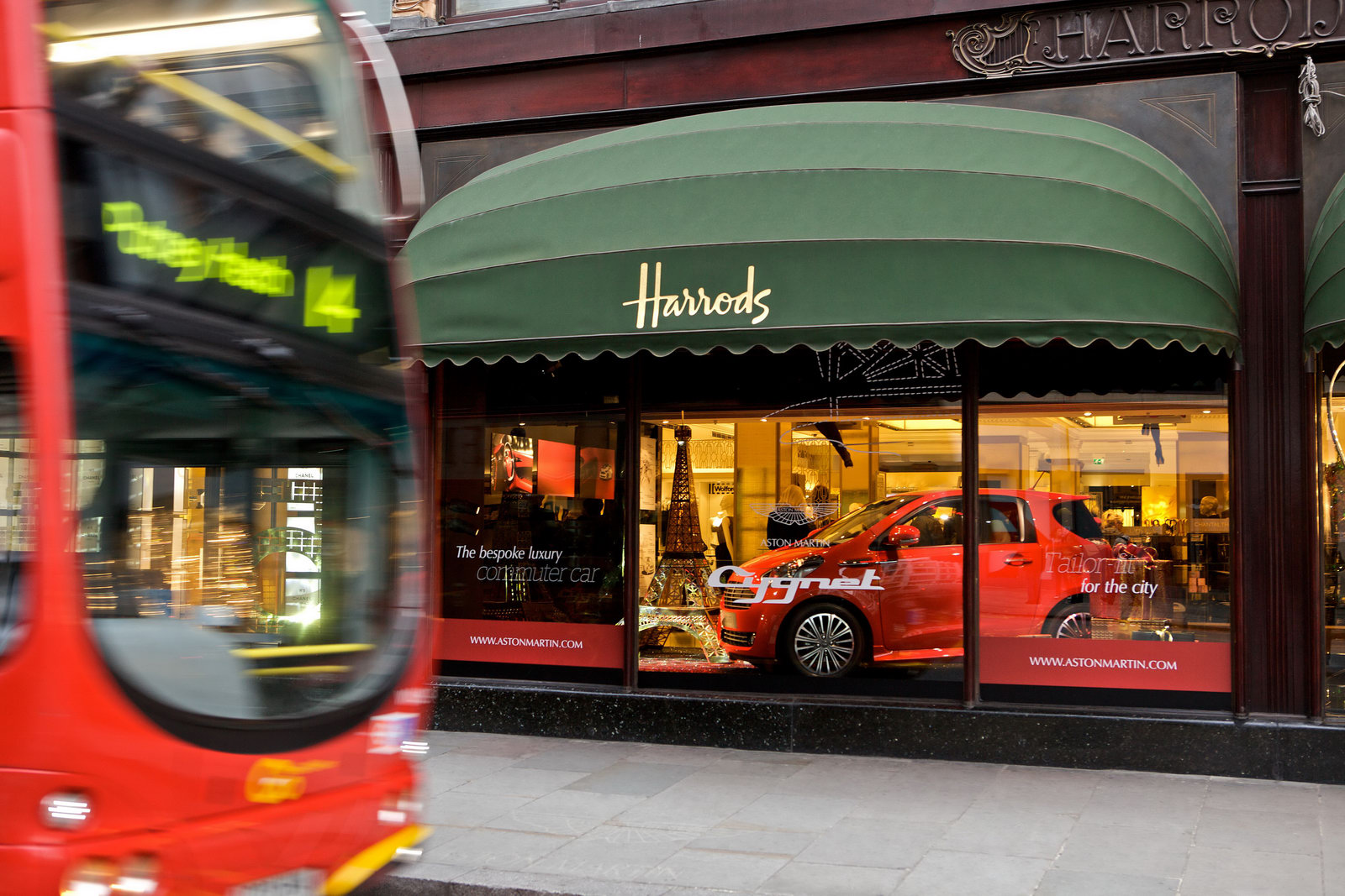 Aston Martin Cygnet at Harrods