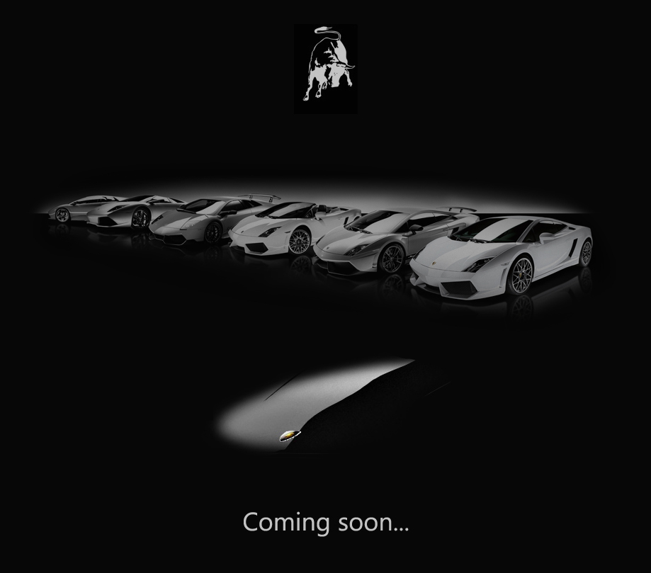 New Lamborghini teaser