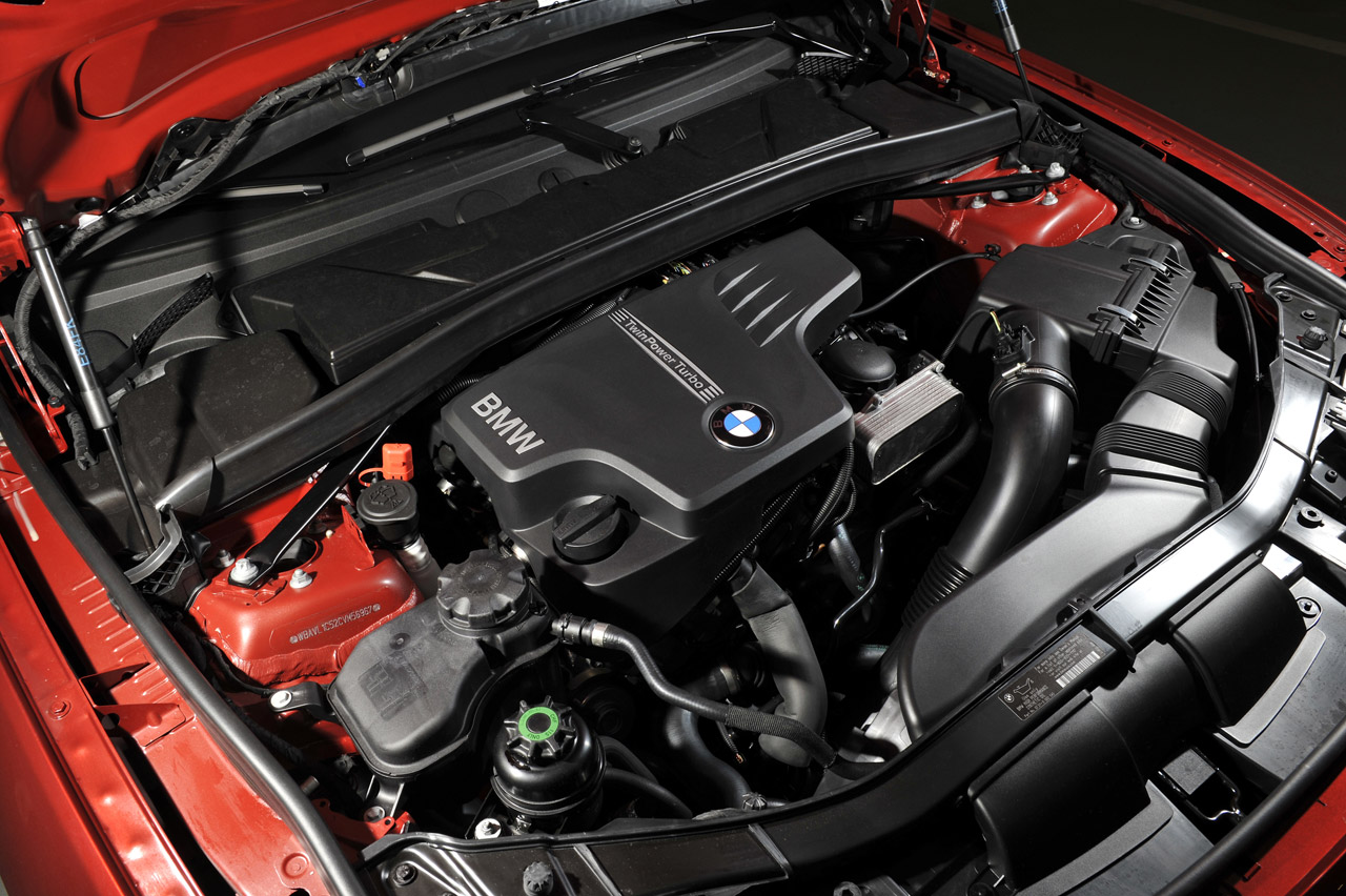 Turbocharged four cylinder BMW engine