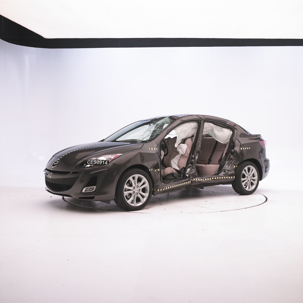 2011 Mazda 3 IIHS testing
