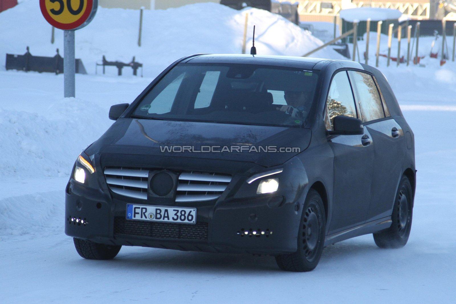 2012 Mercedes B Class spyshot