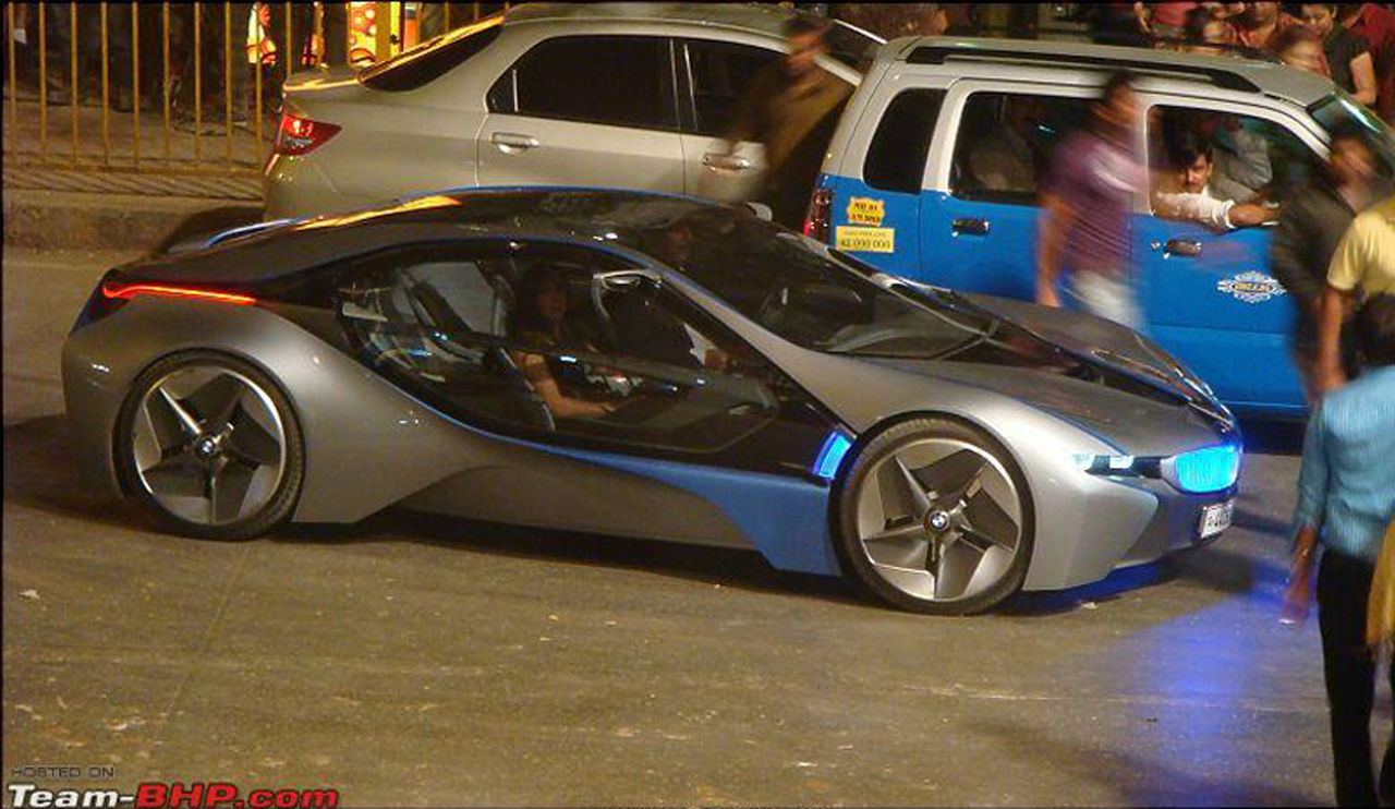 BMW Vision EfficientDynamics on set of MI4