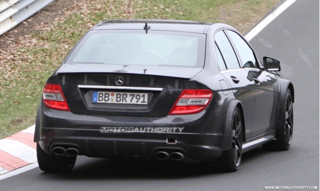 Mercedes-Benz C63 AMG Black Series spied