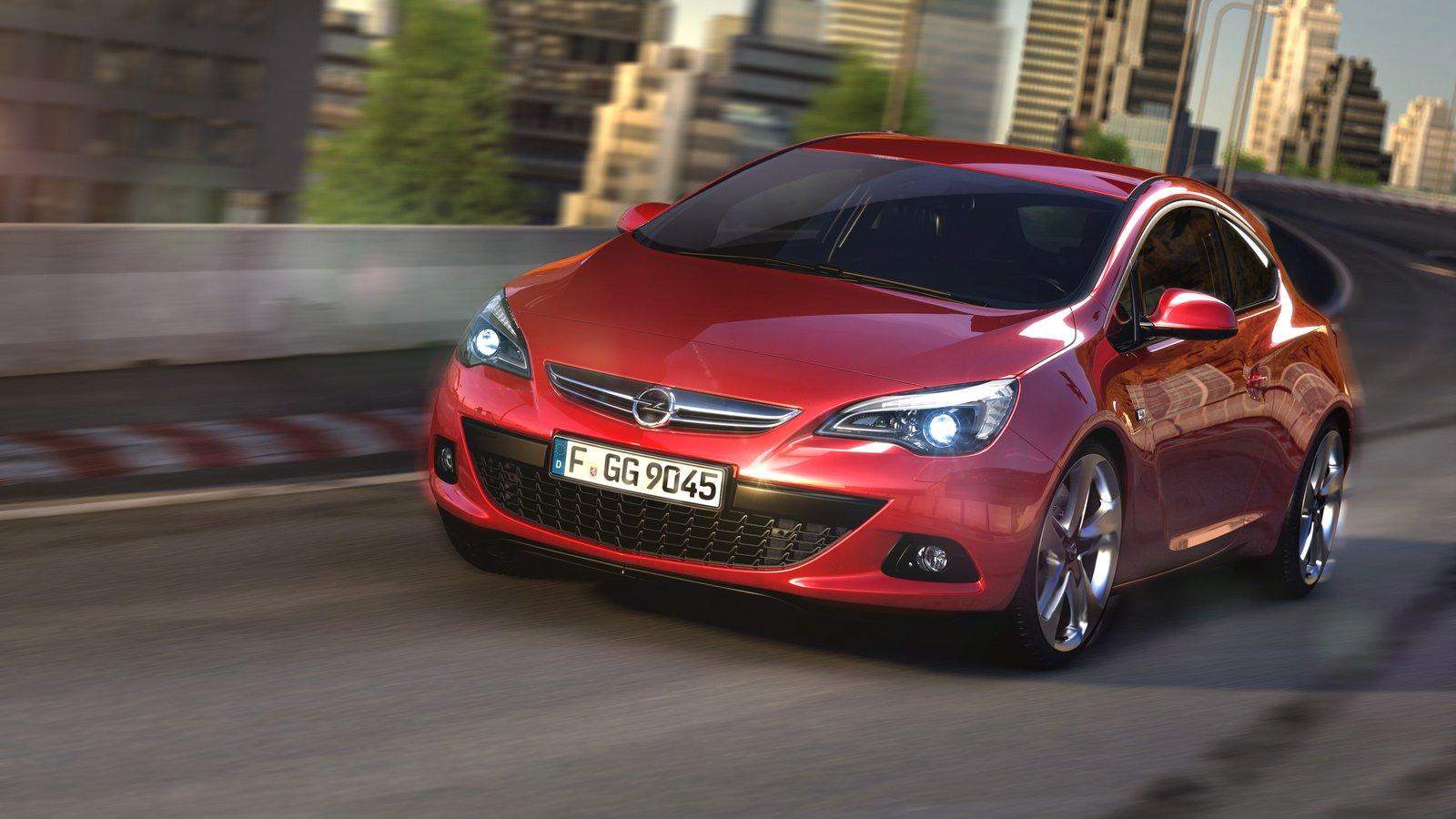 Opel Astra GTC rendering