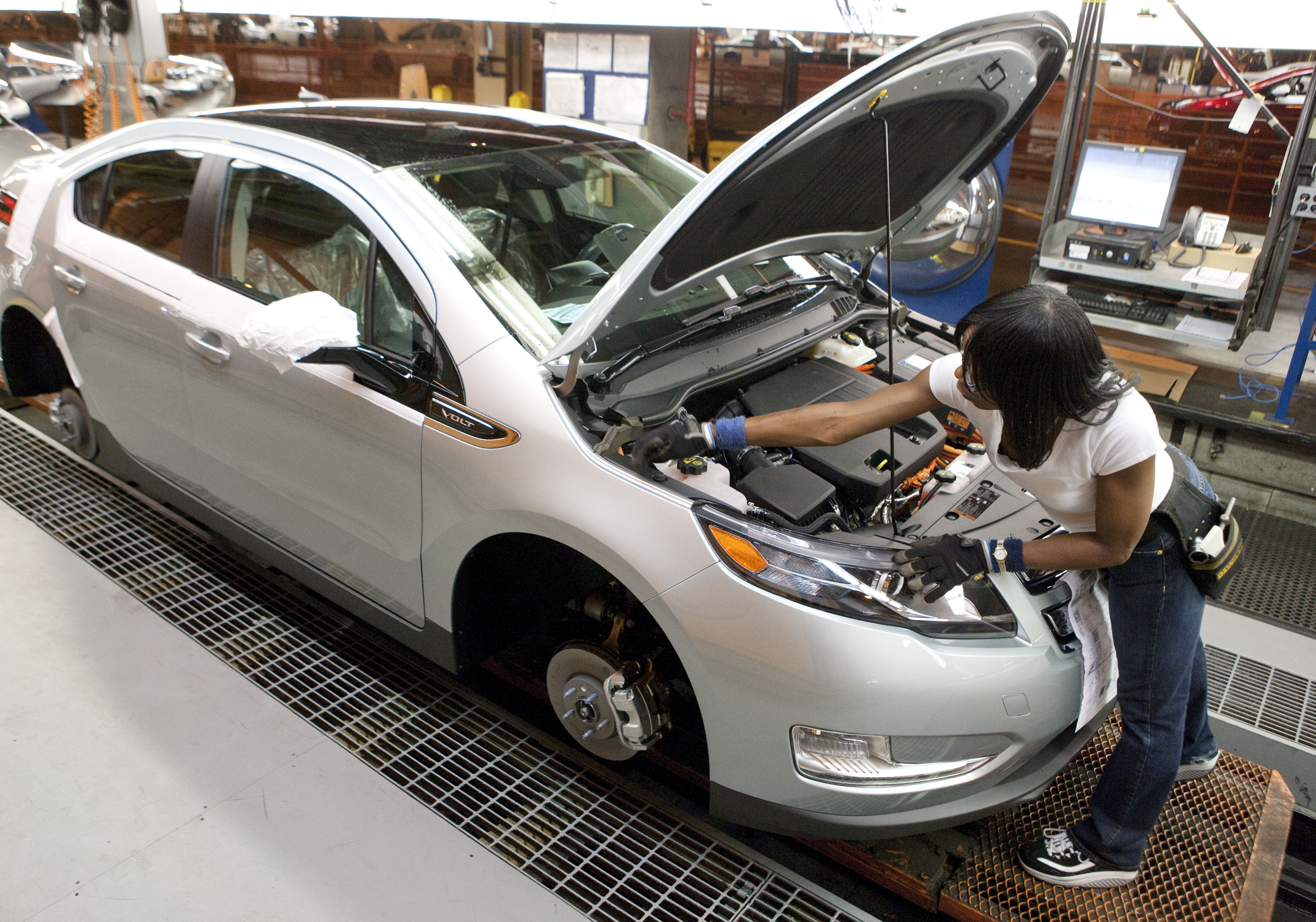 General Motors' Detroit-Hamtramck Assembly plant