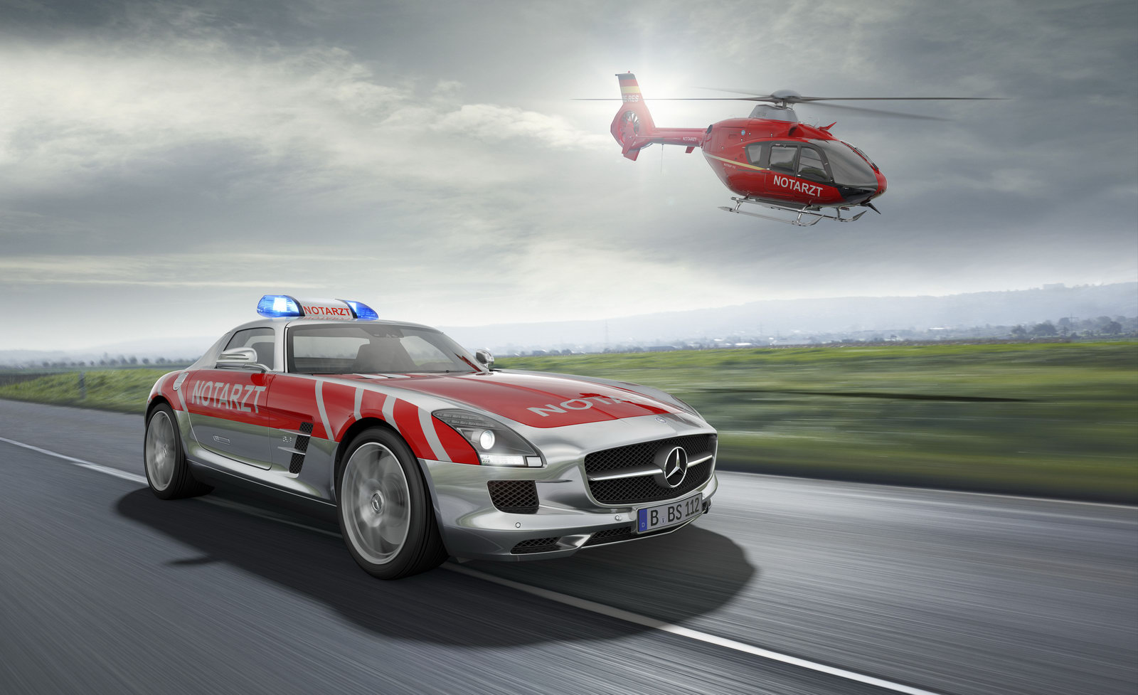 Mercedes SLS AMG Emergency Medical Vehicle