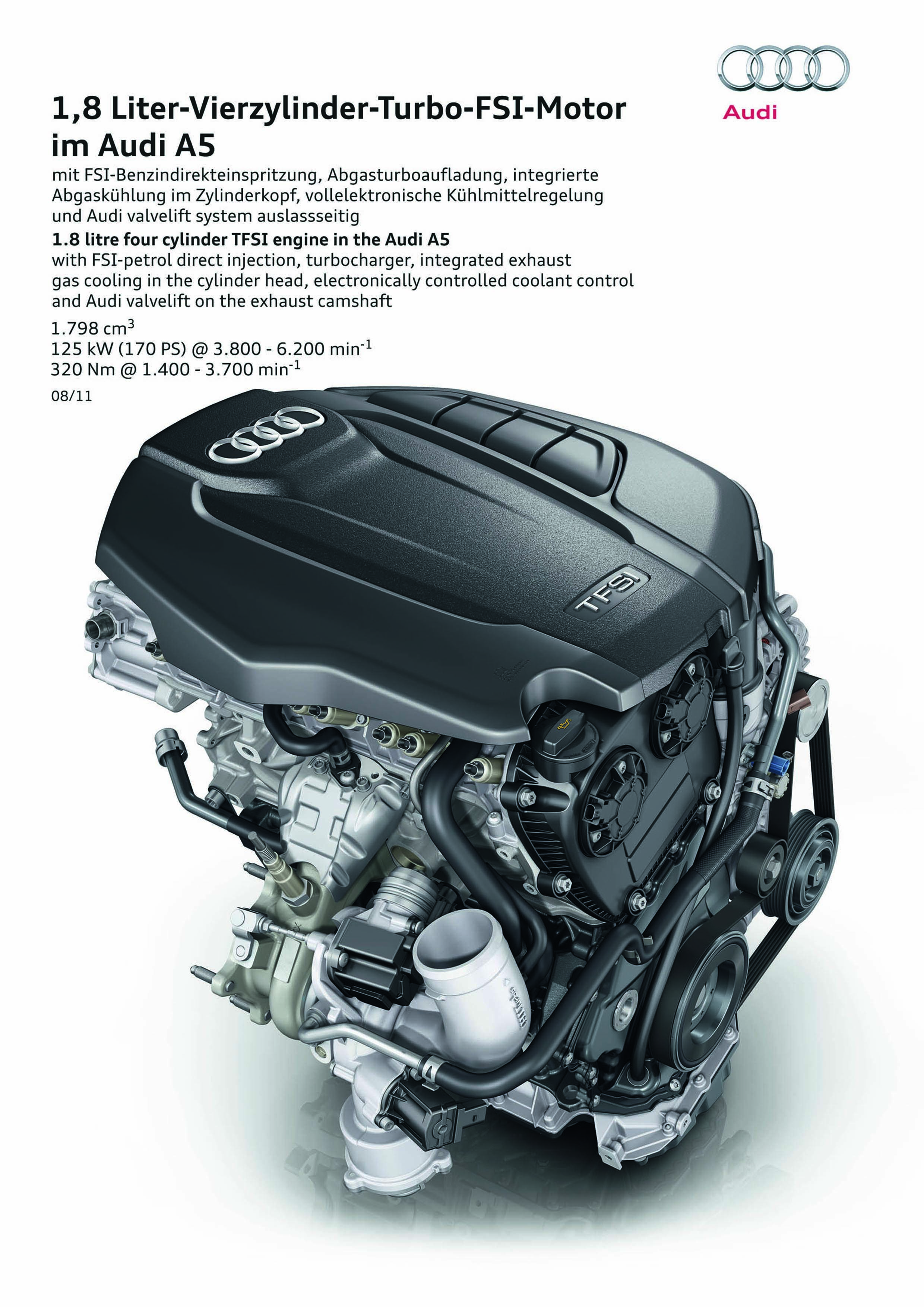 Audi 1.8-liter TFSI engine