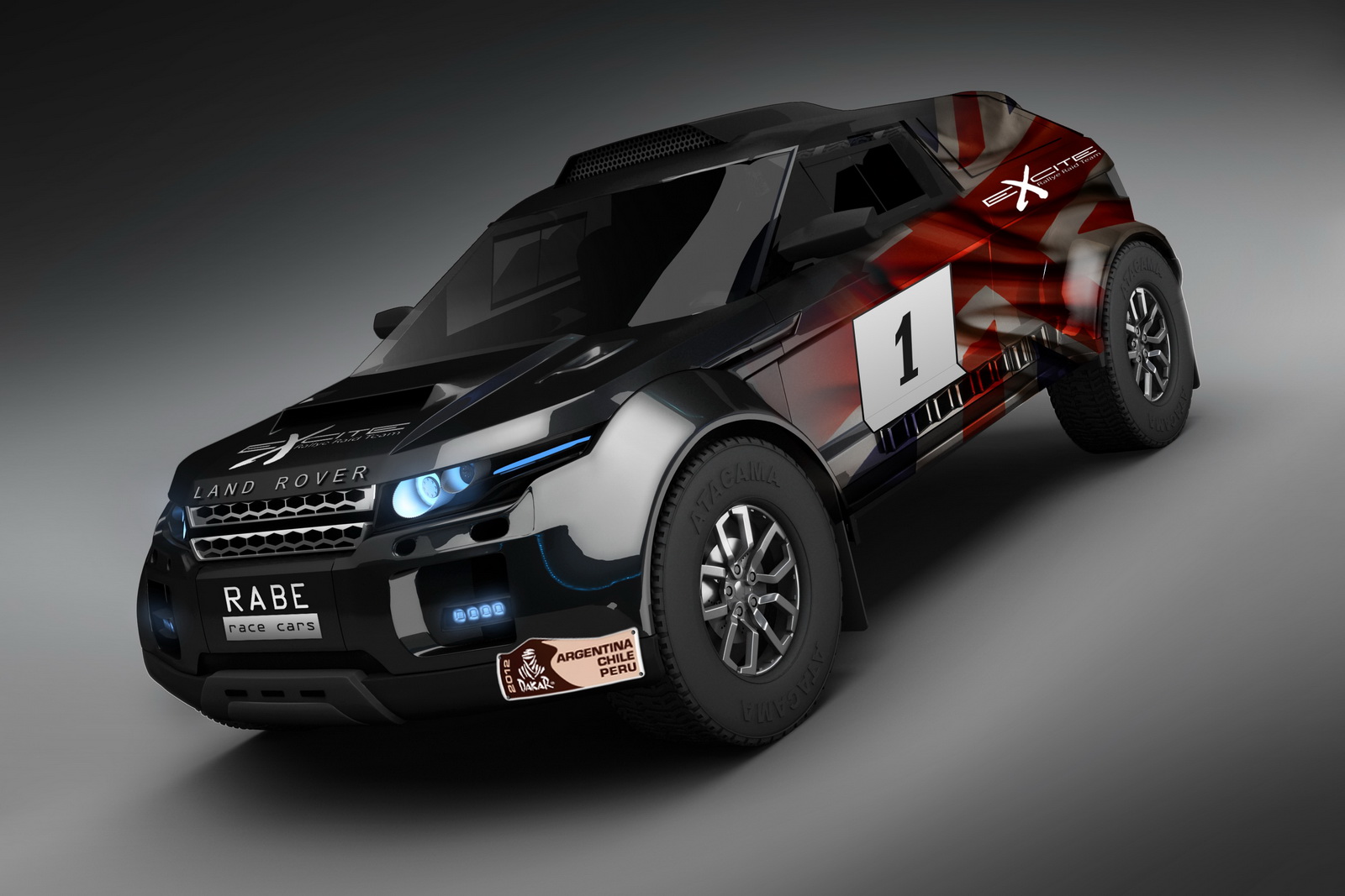 Dakar Rally Range Rover Evoque