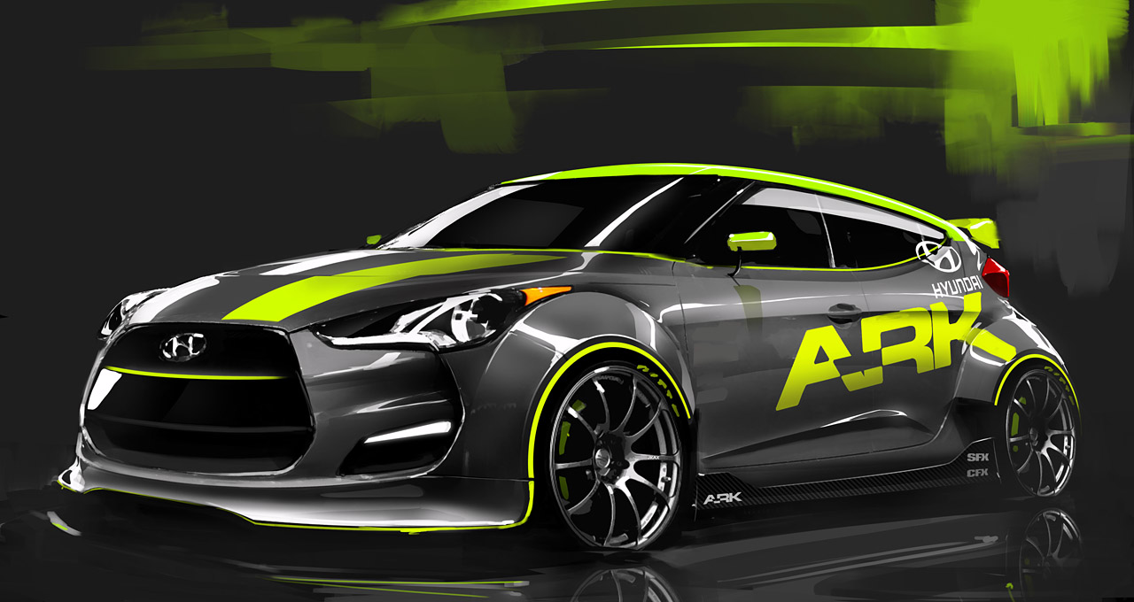 SEMA - Hyundai Veloster by Ark Performance