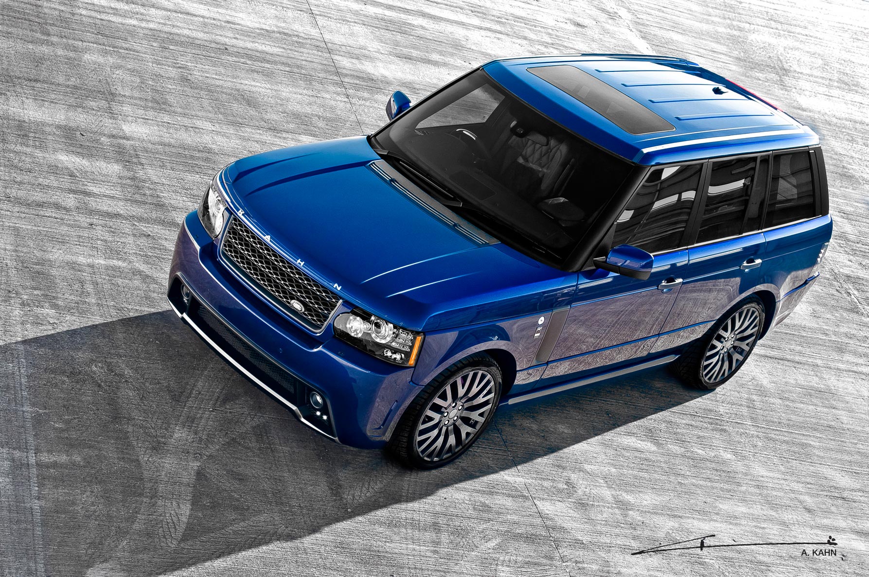 Project Kahn Bali Blue Range Rover