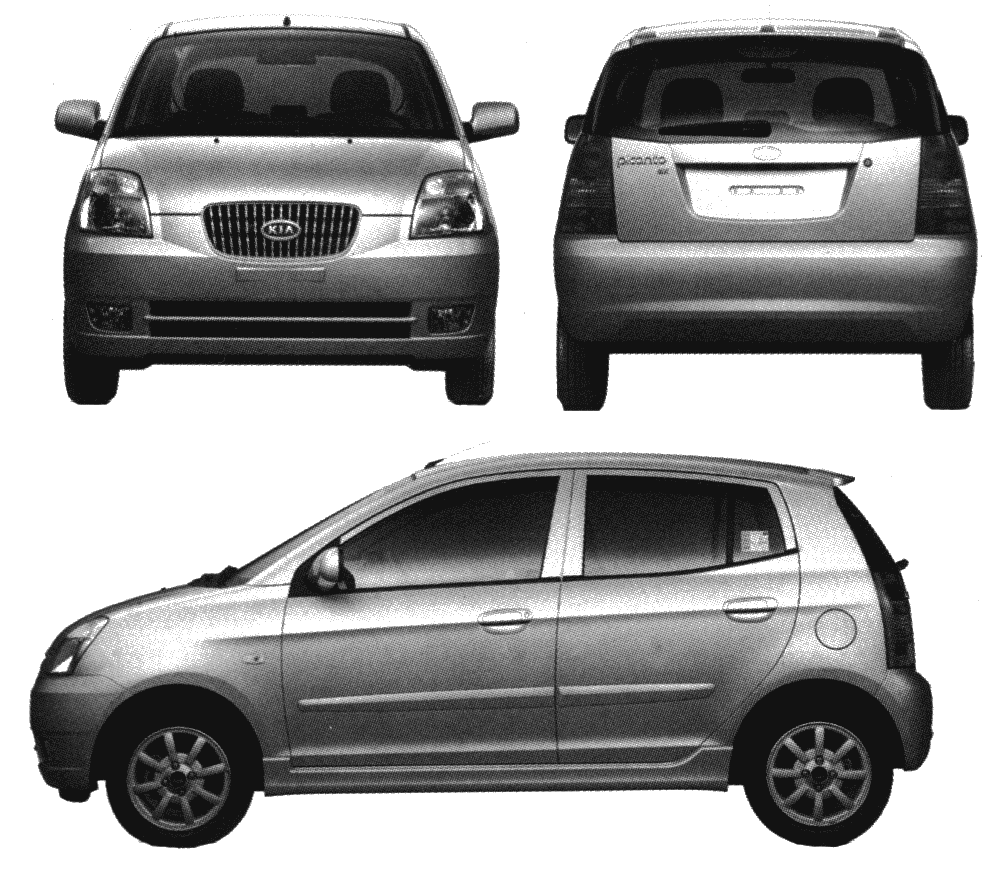 Kia picanto размеры. Габариты Киа Пиканто 2007. Киа Пиканто 2006 габариты. Габариты Киа Пиканто 1. Киа Пиканто 2005 габариты.