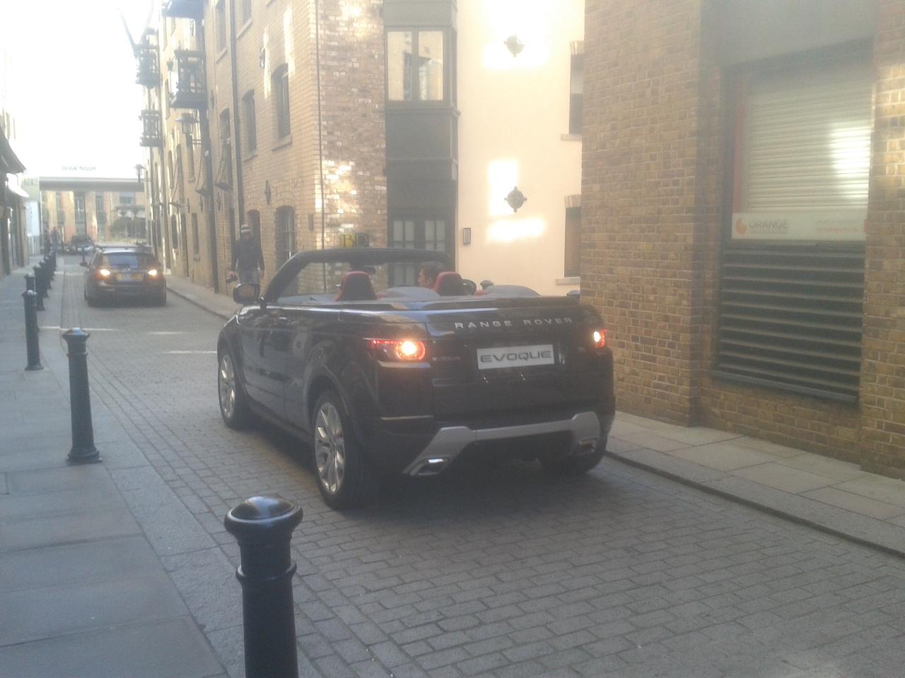 Range Rover Evoque Convertible Concept in London