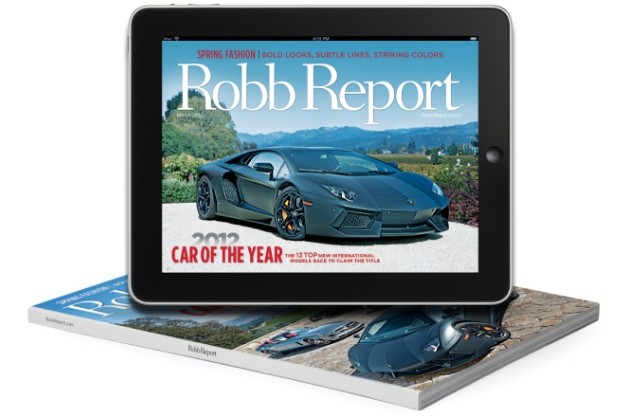 Robb Report COTY Aventador