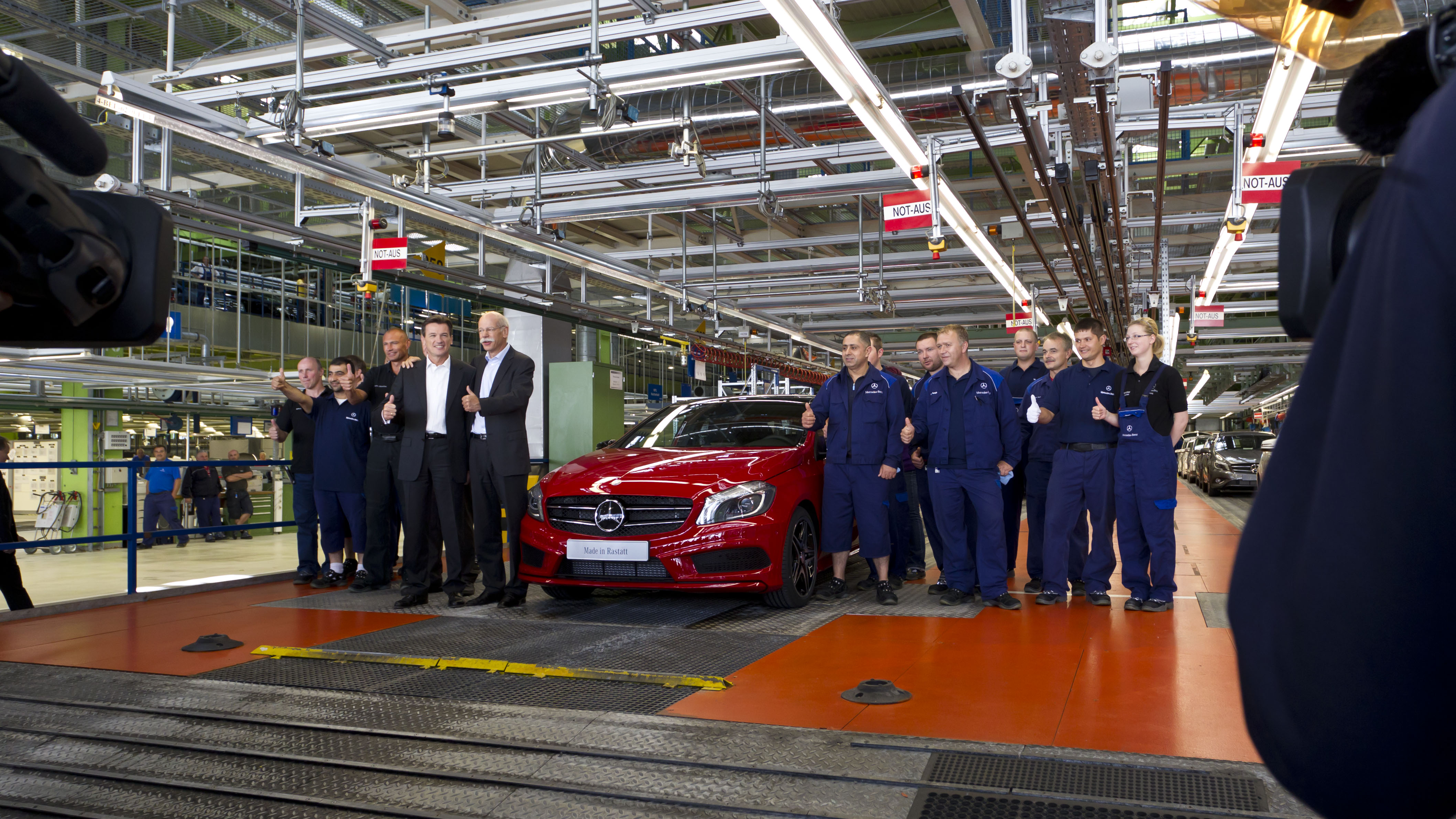 Mercedes A-Class Production