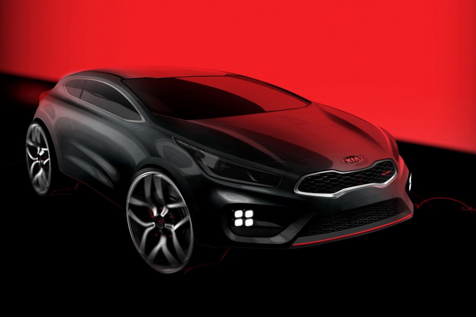 Kia Pro_Cee'd GT Teaser