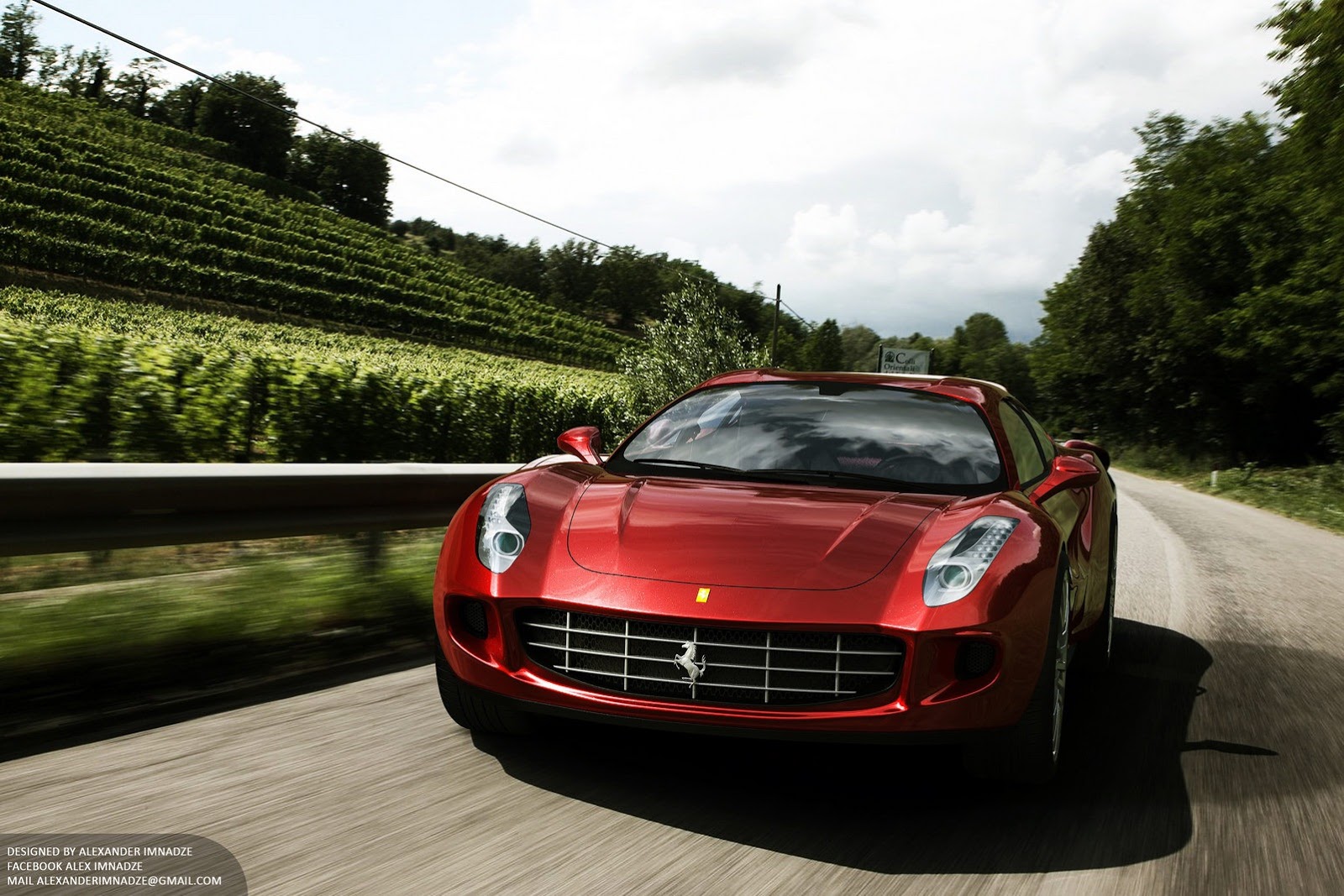 Ferrari Quattroporte design study