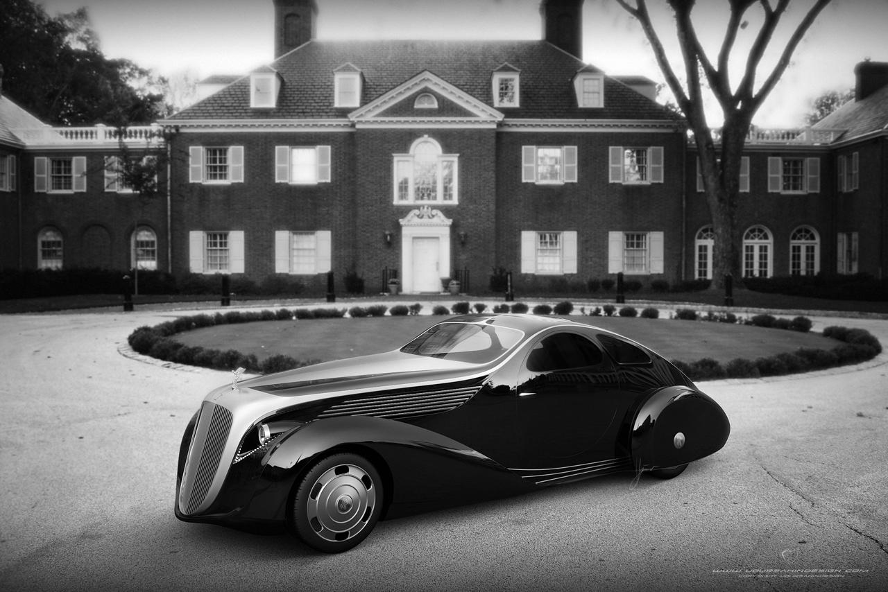 Rolls Royce aerodynamic Coupe