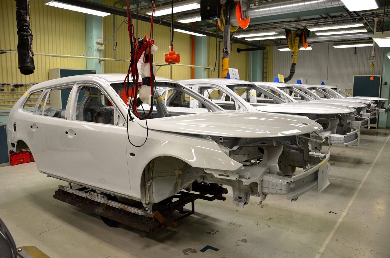 Saab 9-3 EV production