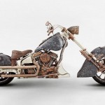 315kg Gold Motorcycle