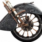 315kg Gold Motorcycle