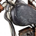 315kg Gold Motorcycle