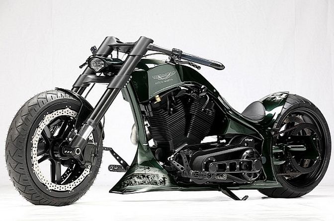 Custom Wolf Hommage motorcycle