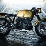 BMW R80/7 with gold leaf