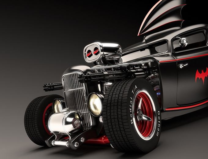 Batmobile Hot Rod