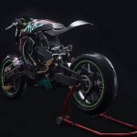 Revolver air-powered motorcycle