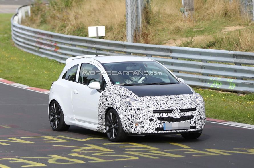 2014 Opel Corsa OPC spied