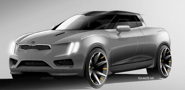 Kia Pickup Truck rendering