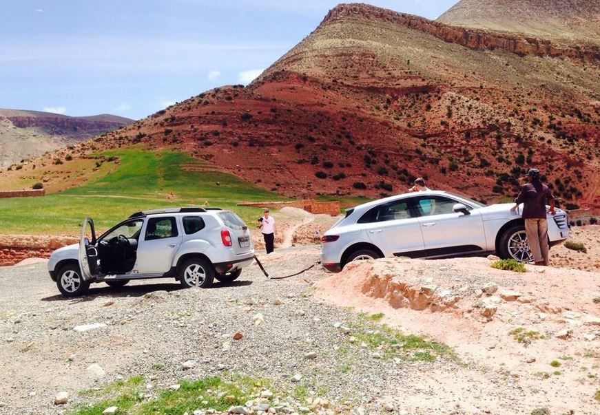 Dacia Duster saves Porsche Macan