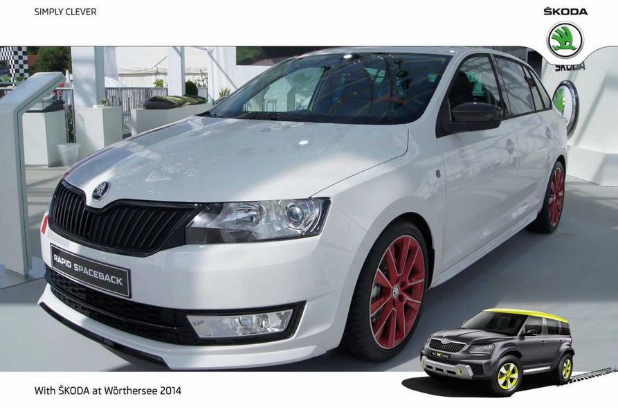 Skoda Rapid Spaceback Red & Grey Collection