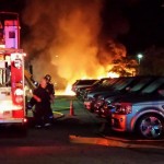 Jaguar Land Rover dealership fire