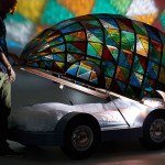 Stained Glas Driverless Sleeping Car