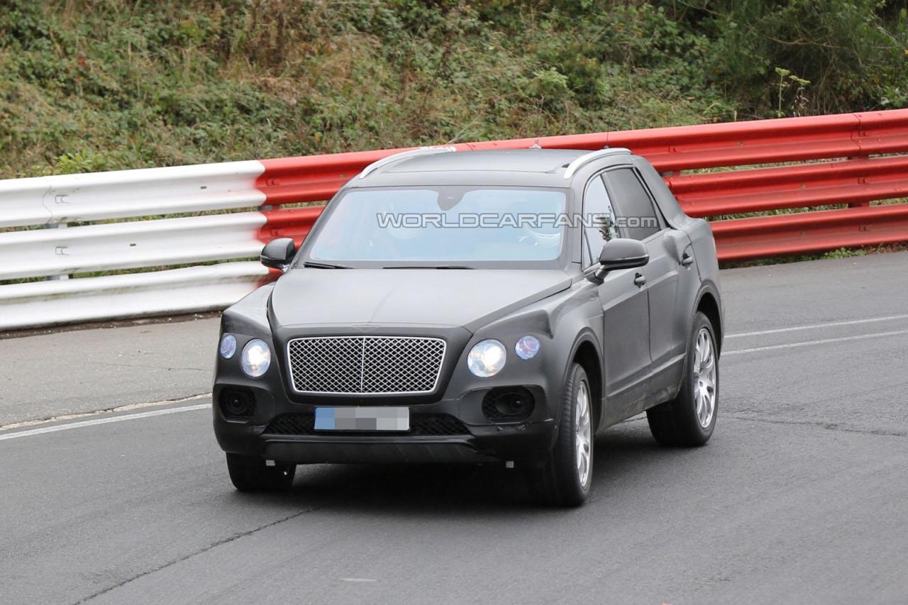 Bentley Crossover spied